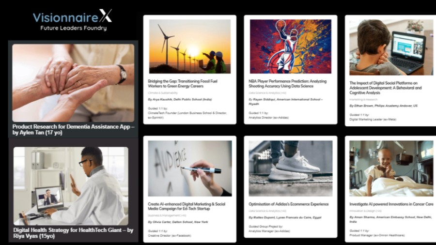 VisionnaireX: Custom 1:1 Passion Projects with Industry Leaders & Endorsements from CXOs